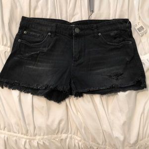 STS BLUE BLACK DENIM SHORTS